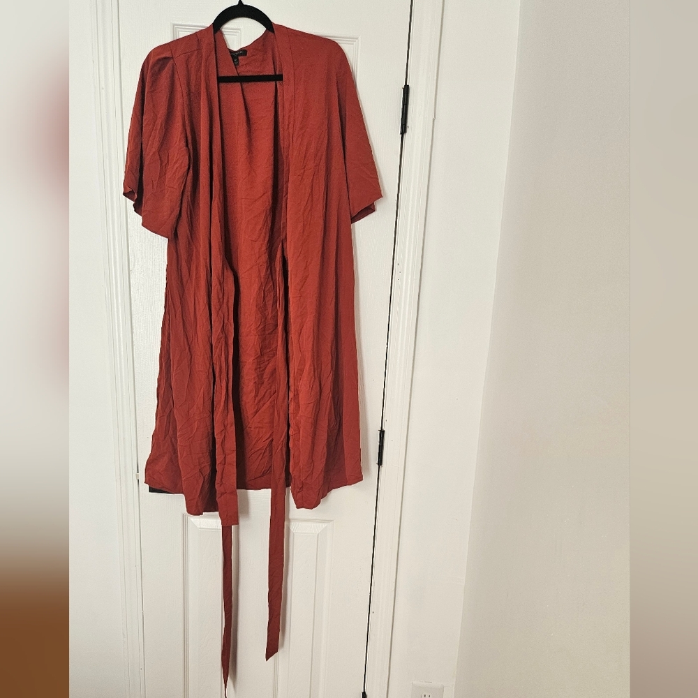 Banana Republic Burnt Orange Women's Wrap DRESS